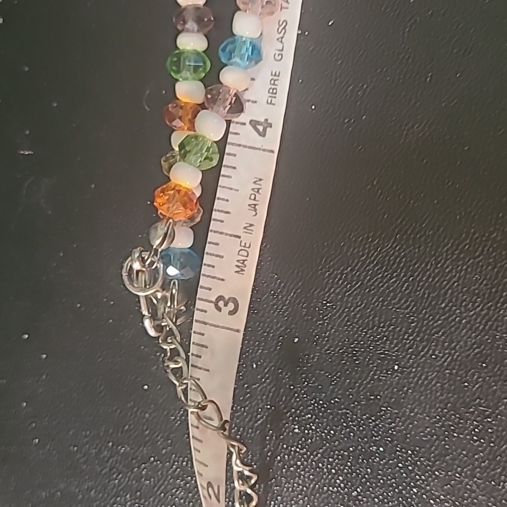 Colorful Neon Shell Beaded Necklace - Picture 7 of 7